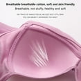 thumbnail image 5 of ZSQDM Womens Underwear Women's Orthopedic Anti Sagging Bra Bras For Senior Women Posture Correcting Bra Breathable Bras Purple A, 5 of 7