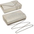 thumbnail image 6 of Dasein Women's Evening Bags Envelope Handbag Party Prom Clutch Purse Shoulder Cross Body Bag, 6 of 7