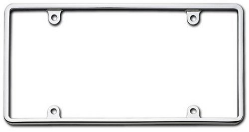 Cruiser Accessories License Plate Frame Slim Rim Chrome 21330