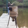 Moultrie 30 Gallon Feedcaster Pro Directional Tripod Fish Feeder w