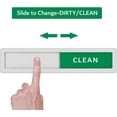 thumbnail image 2 of Dishwasher Magnet Clean Dirty Sign, Premium Stainless Steel Clean Dirty Dishwasher Magnet - Easy to Read Clean or Dirty Sign for Dishwasher Kitchen Organization(Red and Green), 2 of 7