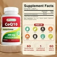 thumbnail image 3 of (3 pack) Best Naturals Ubiquinone Antioxidant Dietary Supplement, COQ10 200 mg, 60 Capsules, 3 of 9