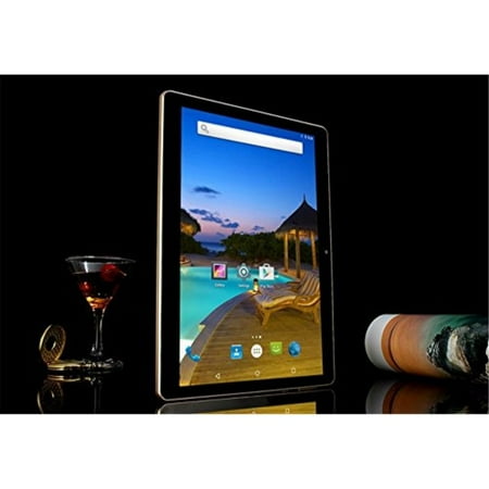 Tablet With Television Dual Sim black 10 inch tablet pc octa core ips bluetooth ram 4gb rom 64gb 8.0mp 3g dual sim card phone call tablets pc android 5.1 gps electronics 7 9 10 10.6 bestenme ()