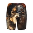 thumbnail image 4 of Picia Flower Crown Dog Pajama Shorts for Men, Men's Pajama Bottoms, Sleepwear,Short Pajama Pants-Small, 4 of 9
