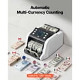 thumbnail image 4 of KFFKFF Money Counter Machine, 1200 Notes/Minute, Cash Counter with Value Count, UV/MG/IR/DD/DBL/HLF/CHN Counterfeit Detection, TFT Display, Money Counting Machine Mixed Denomination, 4 of 9