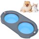 thumbnail image 5 of Tazones para perros de vije, Alimento de Agua Doble de Mascotas Tazón Portátil para perros Plegables Cuenco de Mascastas Portáles Para Caminar por Mascotas,, 5 of 7