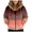 Light Pink, variant on Xudanell Jackets for Women Warm Hooded Jacket Gradient Zipper Hoodie Drawstring Jacket Lined Plush Women Fashion Hoodies Blue XXXL
