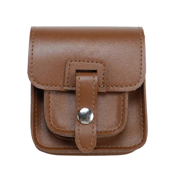 Leather Protective Case Organizers Carrying Bag With Scratch Resistant Inner for RG34XXSP Handheld Game Console Holder