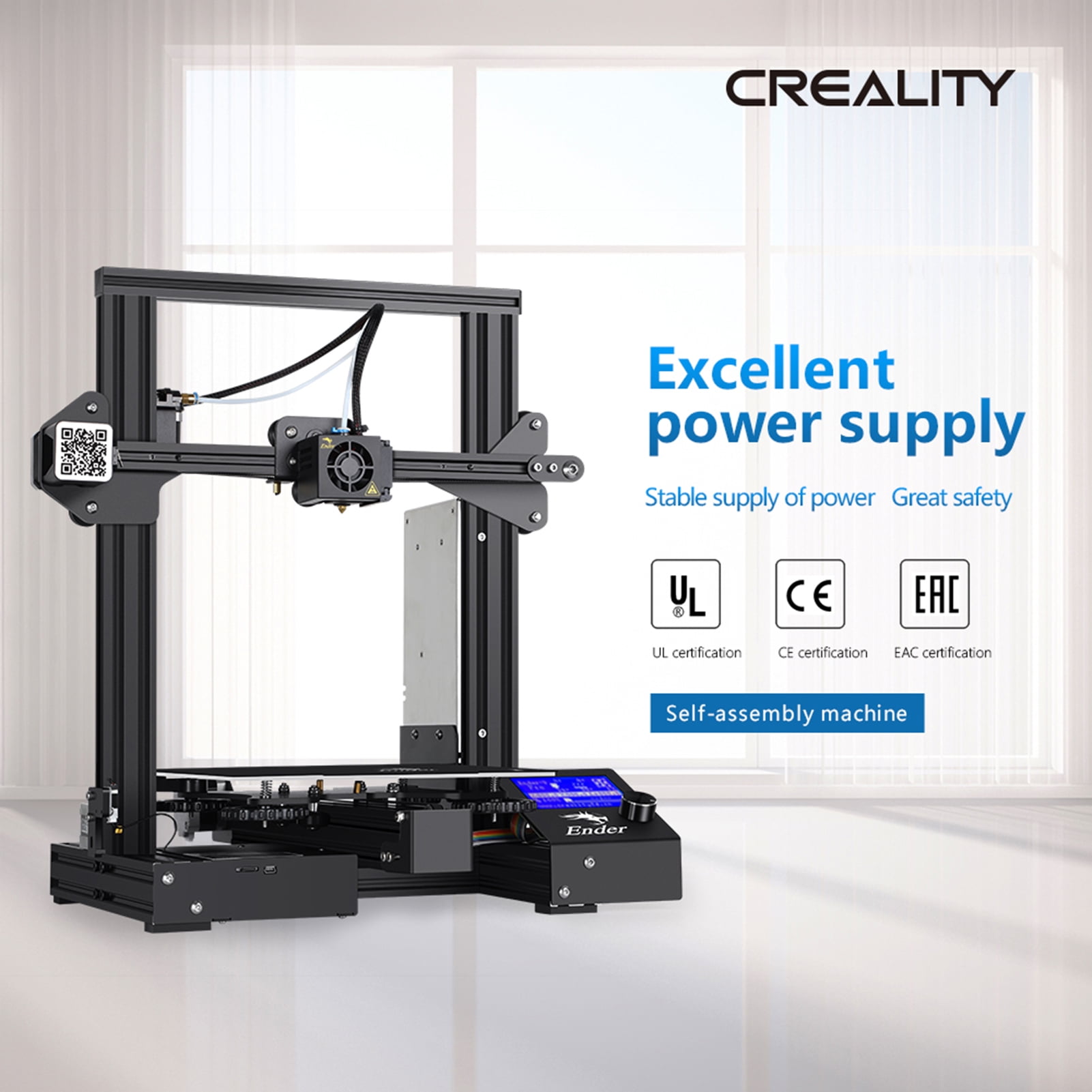 Creality 3D Creality 3D Ender-3 V-slot Prusa I3 DIY 3D Printer Kit 220x220x250mm 
