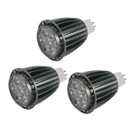 Spread Mr16 Lens - 3pcs MR16 Base 7W Aluminum Alloy COB Lens Reflector Spotlight Lamp Bulb Shell