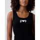 thumbnail image 3 of Camiseta sin mangas GAP para mujer, acanalada, con corazones, talla XL, 3 of 4