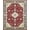 Red, Pattern 1, variant on ODIKA Vintage Ornamental Papel Distressed Scroll Border Burgundy Picado for Dorm Room, Small Living Apartment, Stain Resistant Low Profile