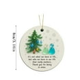 thumbnail image 3 of 3.15in Heart-Shaped Sea Glass Friendship Decor - Transparent Glass Hanging Ornament, Perfect for Christmas Tree, Home Display & Friendship Gifts, Lightweight Design, E, 3.15in/8cm, 3 of 8