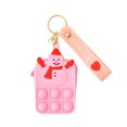 thumbnail image 1 of De Burbujas De Empuje Muñeco De Nieve De Navidad Monedero Llavero Bolsa Antiestrés Juguete De Descompresión De Silicona Methold HA045173-01, 1 of 6