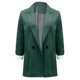 thumbnail image 4 of Chaqueta de manga larga para mujer, informal, sólida, con parte delantera abierta Fridja hkj3187, 4 of 6