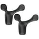 thumbnail image 1 of 2 ganchos de pared para montaje en pared. Incluye tornillos. Soportes resistentes a la humedad. Negro, 1 of 9