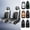 gray & white, variant on For Subaru Legacy Postal 1995 Car Seat Covers, Black and Brown Car Seat Covers, Leather, 5 Seats Full Set, Anti-Slip, With Lumbar Support, Protect and Upgrade Seats, Beautify the Interior of Old Cars