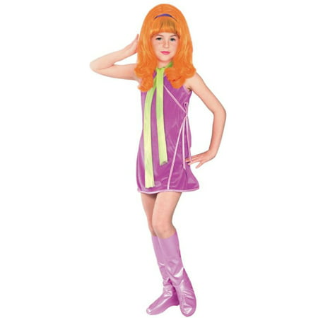 Morris Costumes Girls Scooby-Doo Daphne Dress Costume Child Small, Style RU882847SM