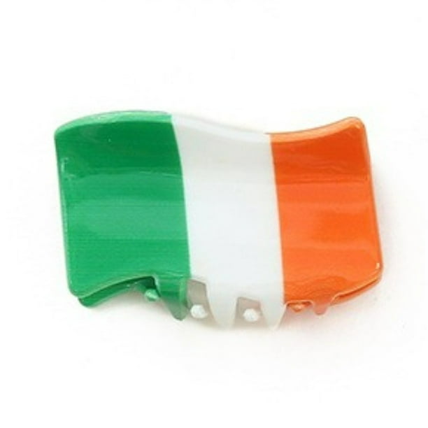 Accesorio para el cabello para fiesta del Día de San Patricio irlandés Sombrero de tréboles de la suerte verdes Clip de tiburones de cerveza Coge el clip