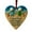 Blue, variant on Miyuadkai Under 1 $, Sea Glass Pendant, Heart Shaped Acrylic Ornament "A Good Friend Is Like Seaglass" Themed Decor for Christmas Tree & Gifting, Sea Glass Pendant*1 Piece