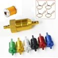 thumbnail image 4 of yaaqii 8MM Aluminum alloy Inlne FUEL Filter Motorcycle ATVs Motorbike Moped, 4 of 5