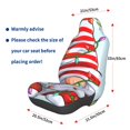 thumbnail image 3 of Balery Funny Christmas Gnome Funda de Asiento para Auto con Diseño - Cubierta Frontal Suave y Transpirable con Protector Antideslizante- 1 Unidad, 3 of 5