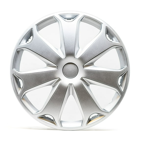 Alpena 15" Jiro Wheel Covers, Silver, set of 4