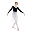 thumbnail image 4 of Ballet Tutu Skirt Chiffon Ballet Skirts Women Lyrical Up Ballet Wrap Scarf Ballerina Dance, 4 of 7