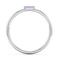 thumbnail image 3 of East-West Stackable Baguette Birthstone Ring - Amethyst (February), 3 of 5