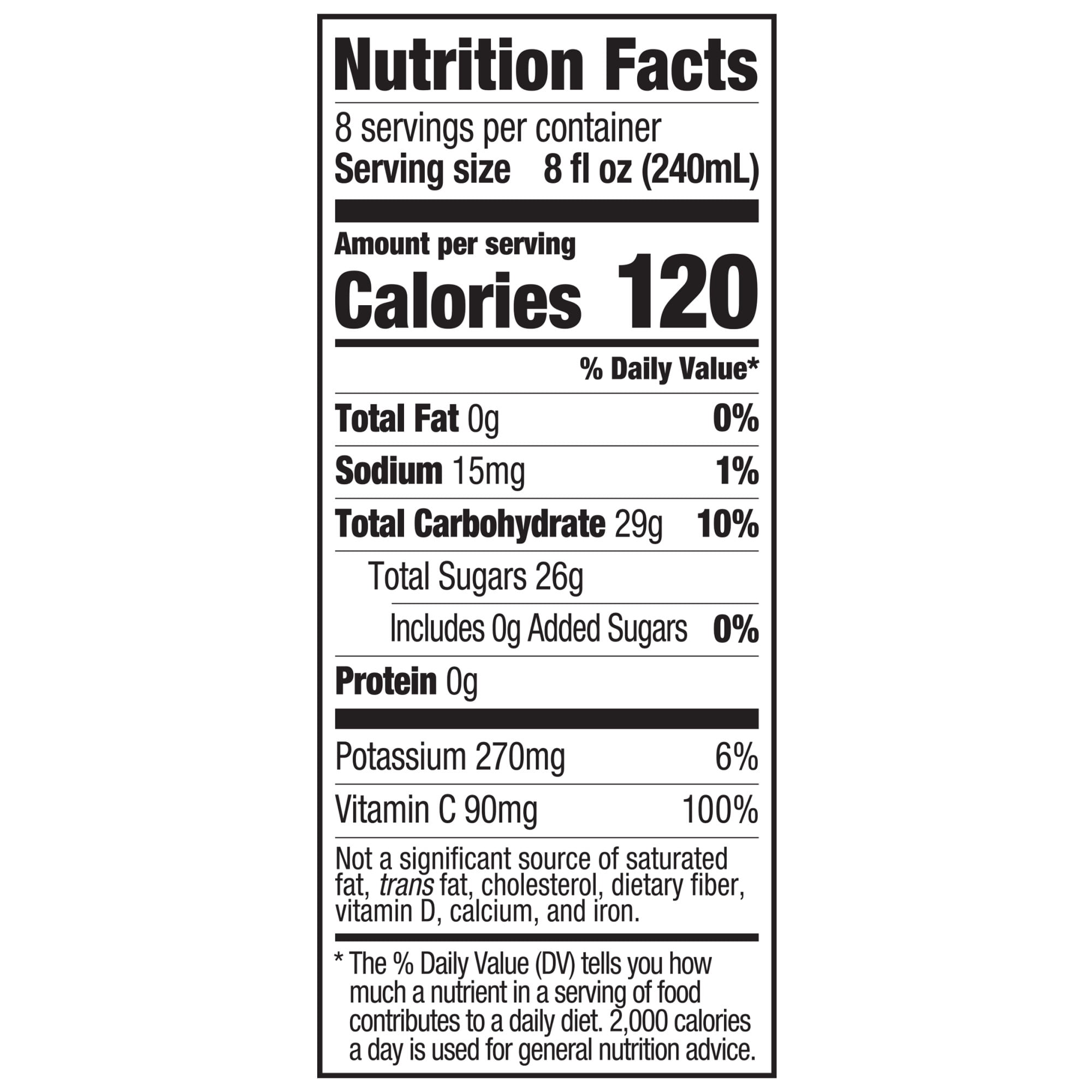 Juicy Juice 100% Juice, Orange Tangerine, 64 fl oz Bottle