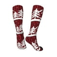 thumbnail image 4 of Haiem Christmas Buffalo Plaid Socks, Funny Novelty Crazy Design Cotton Socks Sports Socks Knee High Socks For Men, Women,1Pairs - Gift For Working Friends, 4 of 9