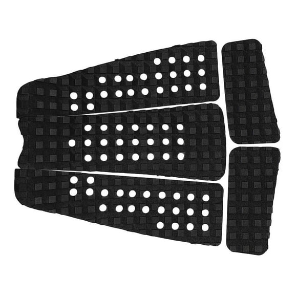 5x Almohadilla de tracción para tabla de surf antideslizante Sunnimix Negro