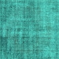 thumbnail image 1 of Ahgly Company Indoor Square Persian Turquoise Blue Traditional Area Rugs, 8' Square, 1 of 4
