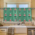 thumbnail image 2 of Yayeee Kitchen Curtains Set of 2 Light Filtering 57"x24" Over Sink Window Panels, Christmas Trees, 2 of 7