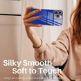 thumbnail image 5 of Compatible with iPhone 14 Pro Max 6.7 Inch for Women Girls Luxury Plating Love Heart Cute Phone Cover Slim Soft TPU Shockproof Anti-Scratch Case for iPhone 14 Pro Max-Blue, 5 of 10