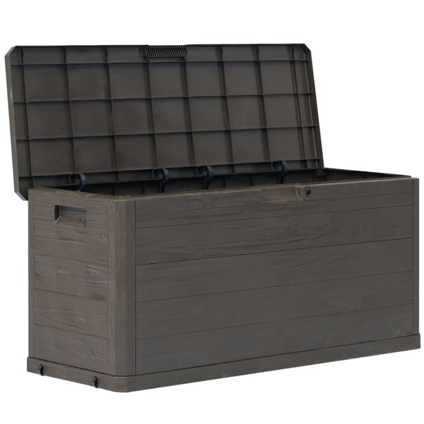Outdoor Deck Storage Container Box, Patio Garden Bench Box Storage