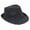 Black, variant on SILVERFEVER Pinstripe Fedora Men's Women's Thin Brim Trbly Hat Gangster Gatsby Costume Hats