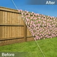 YanMaoYi Wooden Retractable Fence Expanding Fence Hedge With Artificial