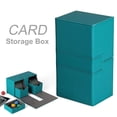 thumbnail image 1 of Langgg Boîte de Rangement pour Cartes de Jeu Étui pour Cartes de Jeu Organisateur de Rangement pour Cartes MTG dés Vert, 1 of 9