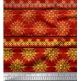 thumbnail image 1 of Soimoi Cotton Cambric Fabric Artistic Geometric Print Fabric by The Yard 56 Inch Wide, 1 of 3