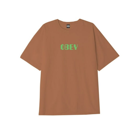 Obey Mens Obey Grafx T-Shirt Bombay Brown 166913151