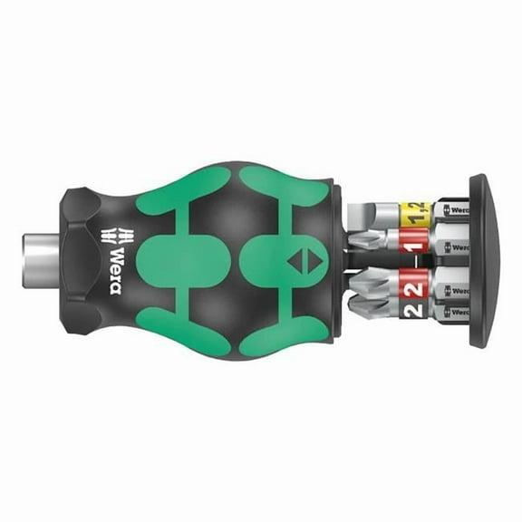 Wera Bitholding Stubby Screwdriver – Includes 6 Bits