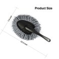 thumbnail image 2 of Qyaukm Mini Microfiber Car Duster Brush Multi Functional Car Cleaning Brush Car Interior Exterior Accessories Cleaning and Washing Tool for Car Grey, 1*Gray Car Wash Wax Mop, 2 of 6