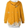thumbnail image 5 of WILLBEST Sudadera Deportiva para Mujer Sudadera Larga con Capucha, Estilo Casual, con Estampado de Ciervos Navideños, Ideal para Otoño E Invierno X-Grande, 5 of 5