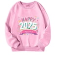thumbnail image 1 of FAOWME Chandail en Molleton Décontracté à Manches Longues Col Rond pour Filles Garçons Automne Rose 4-5 Ans, 1 of 7