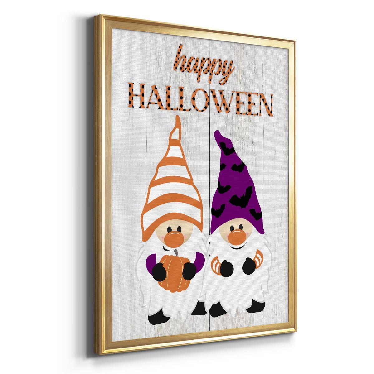 Halloween Gnomes Premium Framed Print - Ready to Hang