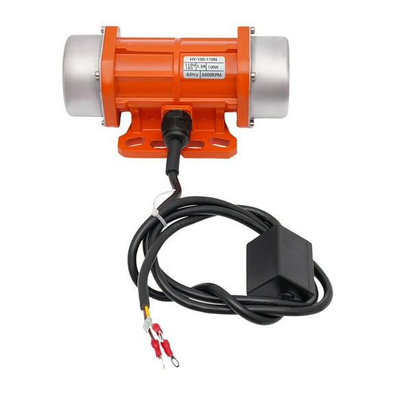 3600RPM Single Phase Industrial Asynchronous Vibrator 100W AC Vibration Motor 4.3*5.9*2.8 inch
