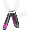 thumbnail image 5 of Foldable straightemer Hair Comb Flat Iron Brush straightening Electric Brush Fast Heat Hair Straightener Brush Hair Brush, 5 of 9