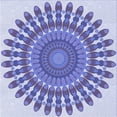 thumbnail image 1 of Ahgly Tapis d'Intérieur Lavable en Machine Carré Transitionnel Bleu Ardoise, 8 Pieds Carré, 1 of 7