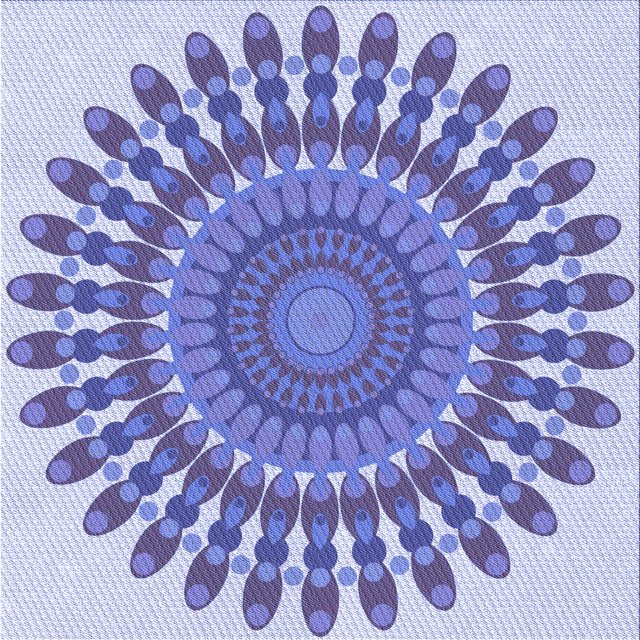 Ahgly Tapis d'Intérieur Lavable en Machine Carré Transitionnel Bleu Ardoise, 8 Pieds Carré